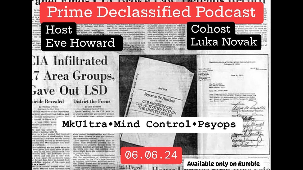 Ep 34 Psyops•Mind Control•MKUltra•