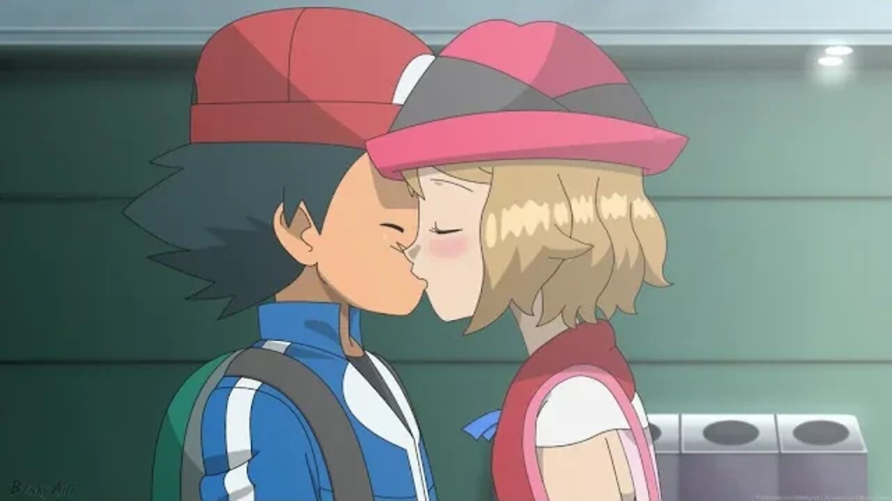 ash x serena - the goodbye kiss