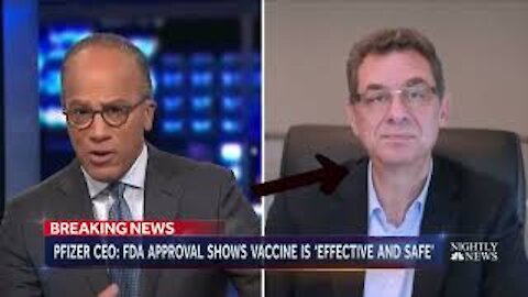 Pfizer CEO - Strange Morphing On Live Interview