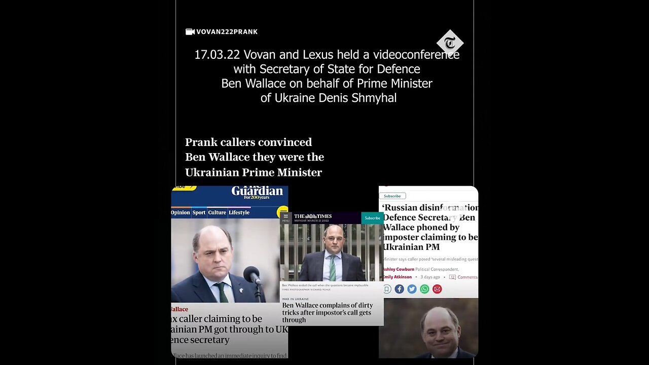 DIRTY BOMB - LEAKED VIDEO CONF CALL WITH UK MINISTER of DEFENCE