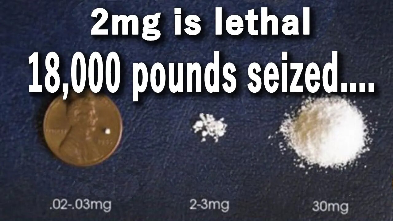 Another Drug Seizure at the Border - Enough Fentanyl to overdose Millions Biggest one EVER
