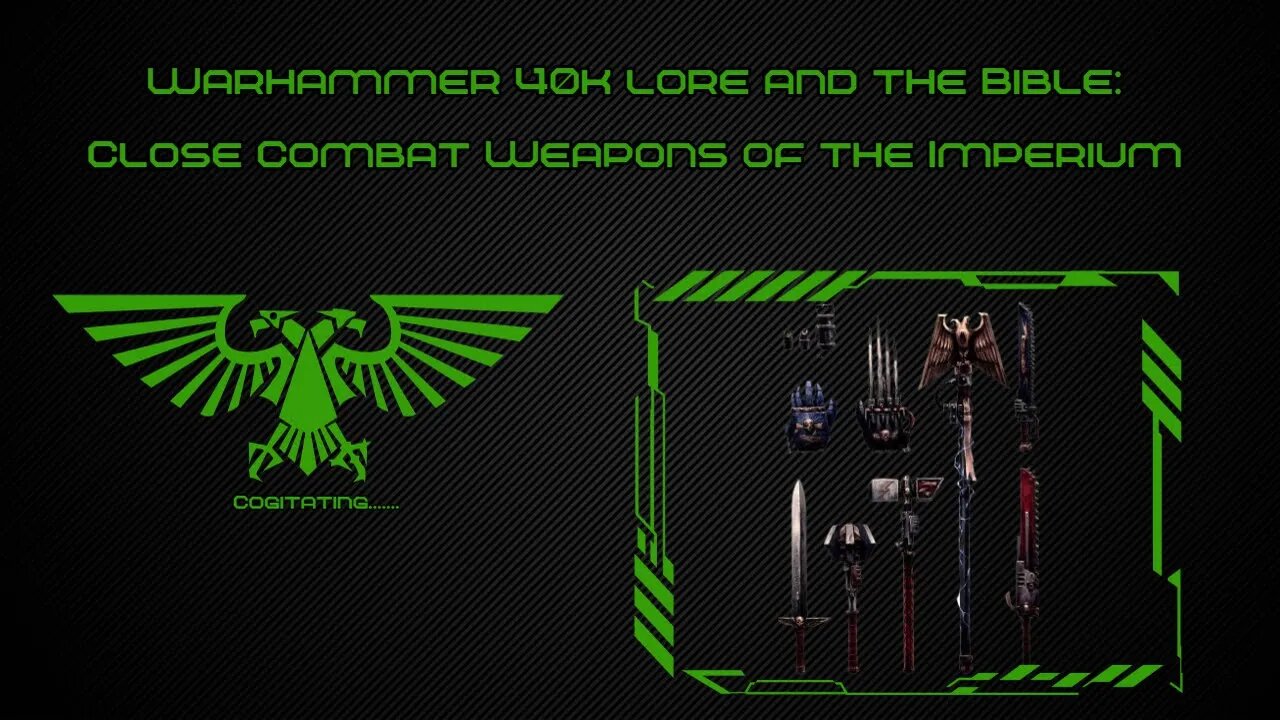 Close Combat Weapons of the Imperium | Warhammer 40k Lore and the Bible