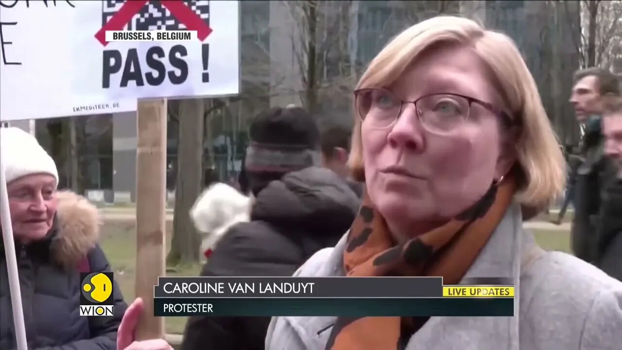 Belgium Protesting Against Government Restrictions