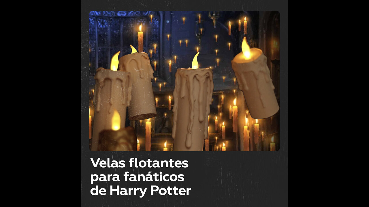 Las velas flotantes de Harry Potter para las fiestas decembrinas