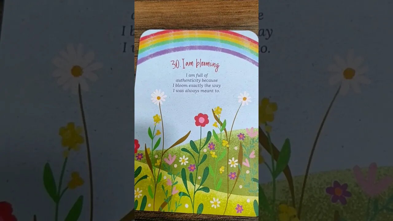 FINDING INNER PEACE - NO.30 I AM BLOOMING #valeriesnaturaloracle #yourjourney #df #dm #divinejourney