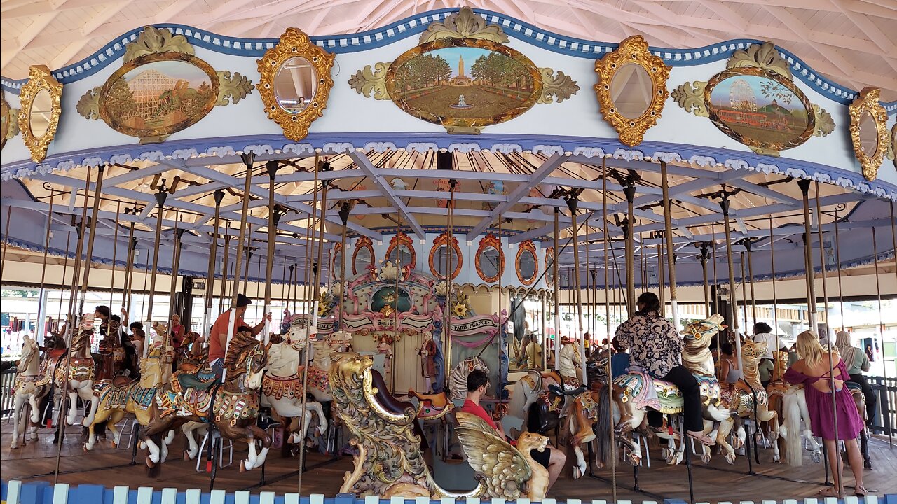 Mangels-Carmel Carousel and Artizan D Band Organ at Playland Park - Rye, NY.