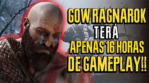 God Of War Ragnarok Terá Apenas 20 Horas De Campanha? (Rumores).