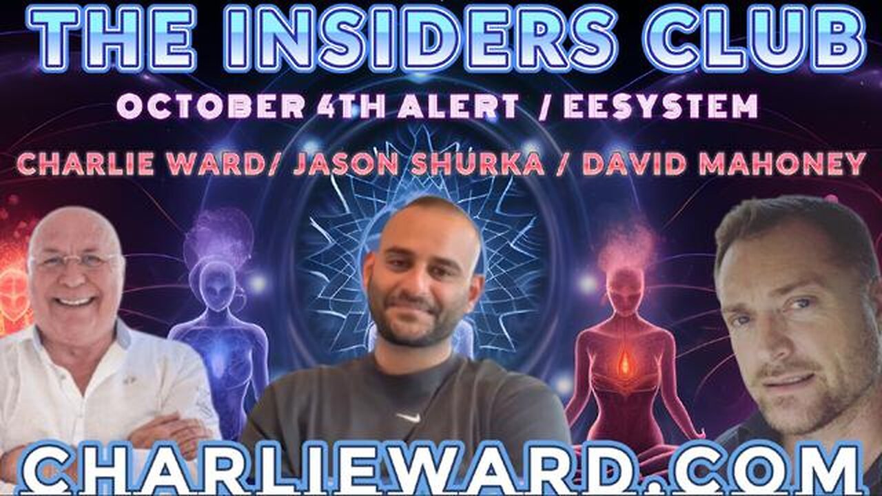 JASON SHURKA TALKS ON THE INSIDERS CLUB WITH CHARLIE WARD & MAHONEY : OCT 4TH ALERT, EESYSTEM & NEW