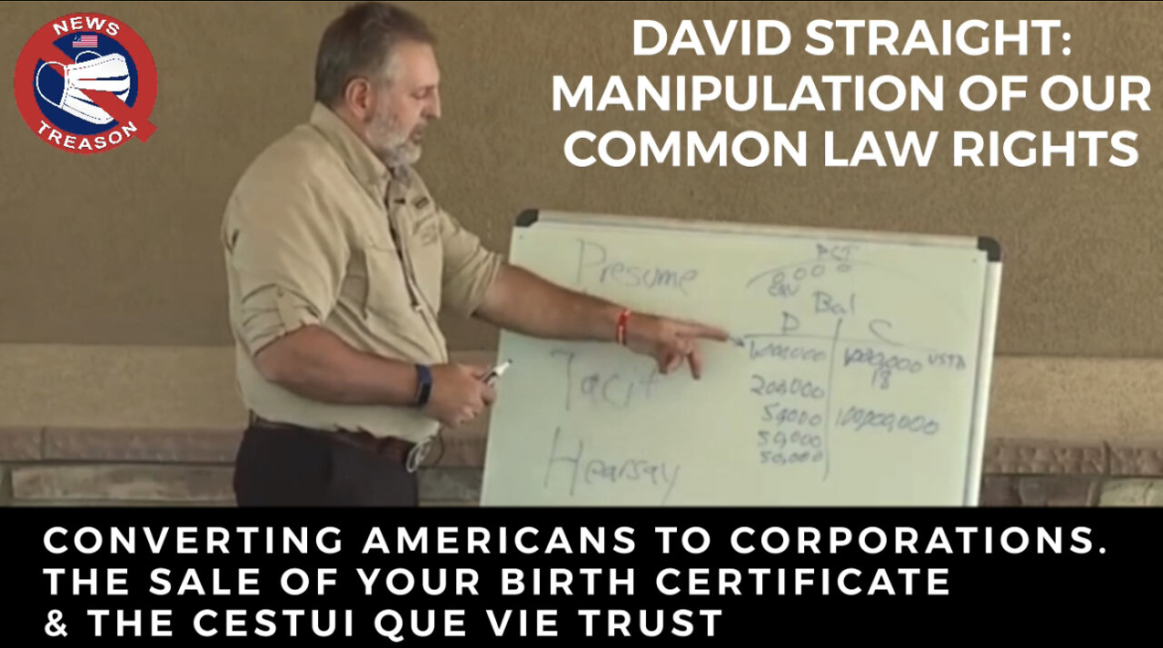 How America Converted People to Corporations - Birth Certificates & The Cestui Que Vie Trust