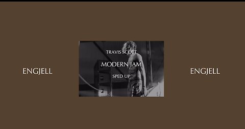 TRAVIS SCOTT - MODERN JAM (SPED UP)