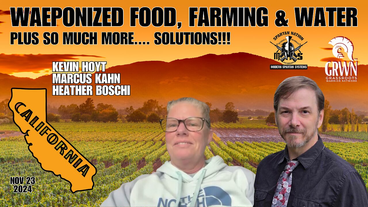 Weaponized food and water: Solutions in farming and SO MUCH more