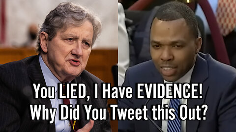 Senator Kennedy CONFRONTS Lying Dem Witness About Past Statement