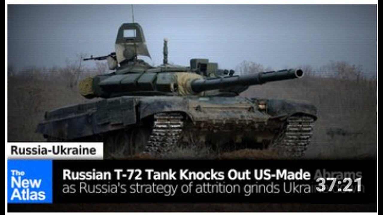 Russian T-72B3 Destroys US-Made M1 Abrams as Russia's Strategy of Attrition Grinds Ukraine Down