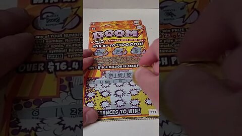 BOOM Scratch Off Lottery Tickets!