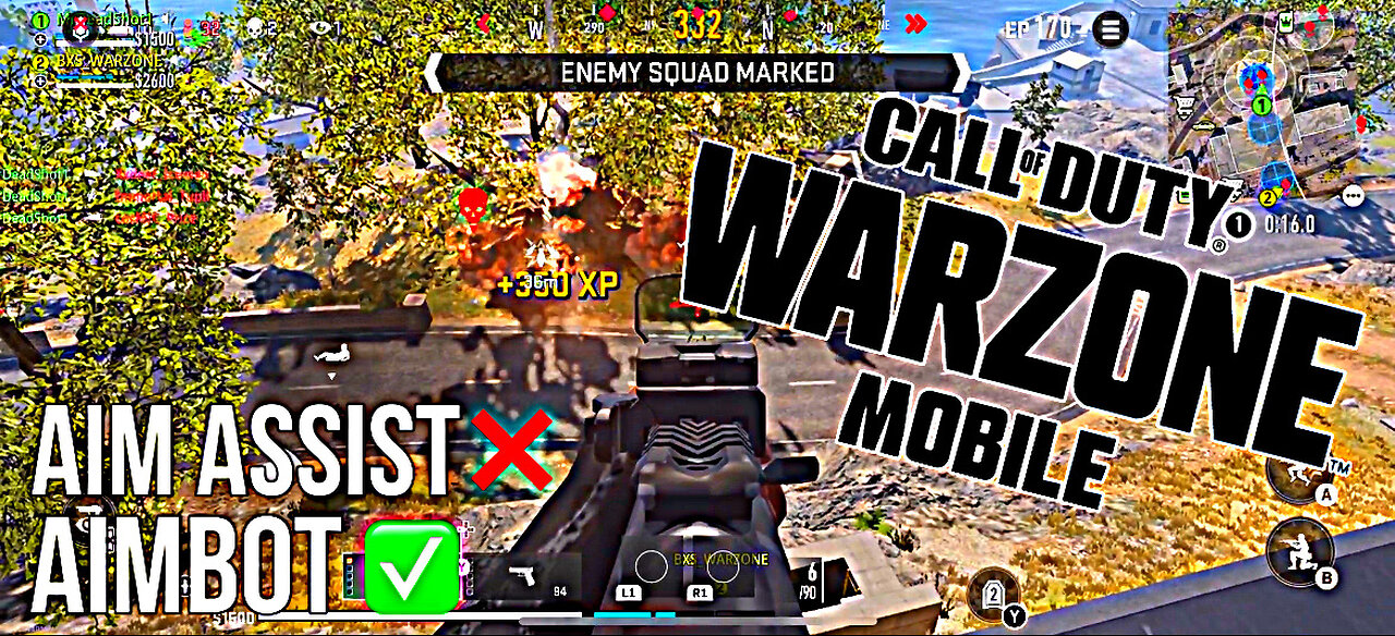 AIM ASSIST❌ AIMBOT✅ | Warzone Mobile Rebirth Gameplay