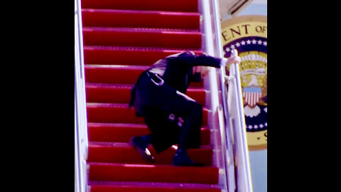 Joe Biden Falls Makes USA Laughing Stock On World Stage Victor Hugo Modern Art Gonzo Journalism