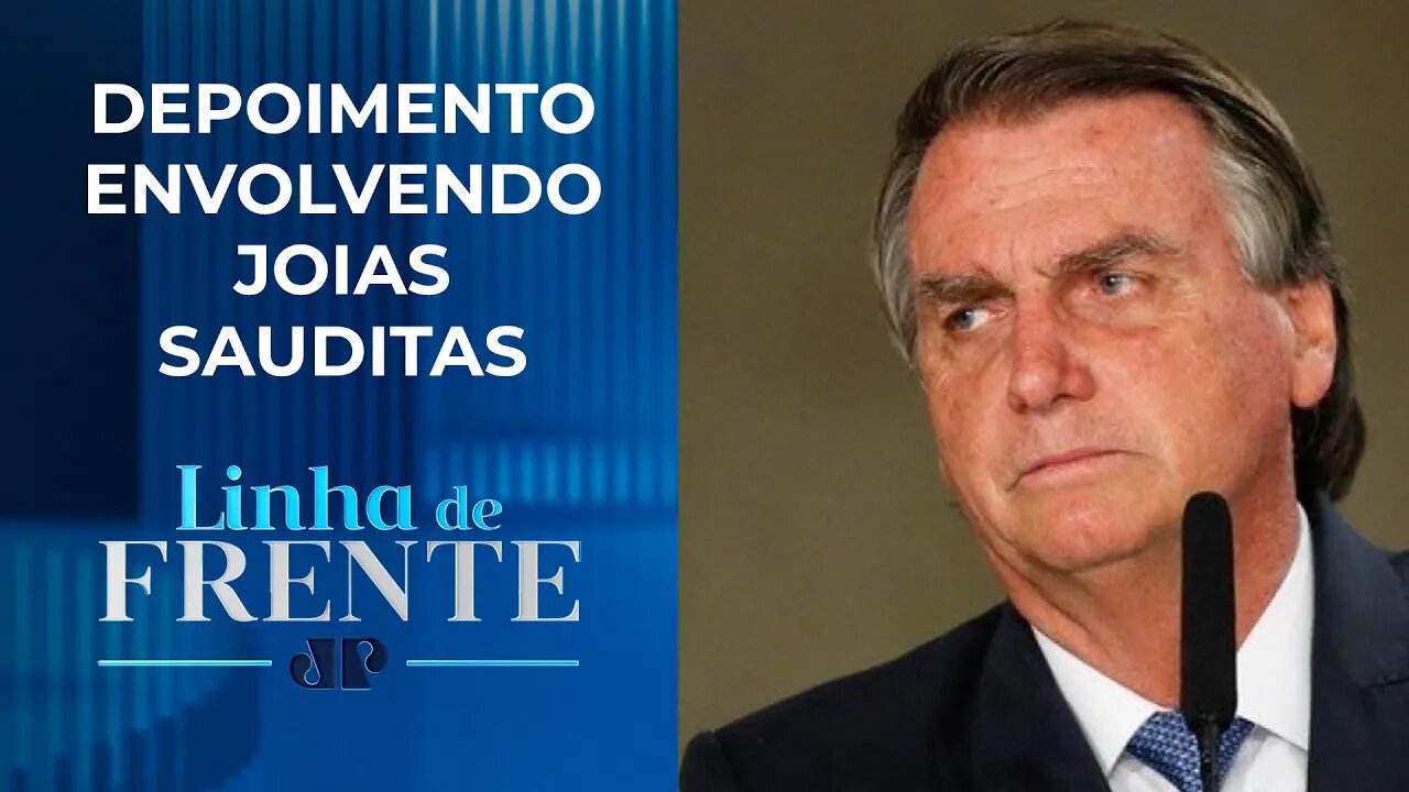 Bolsonaro diz que aceitou joias para evitar ‘vexame diplomático’ | LINHA DE FRENTE