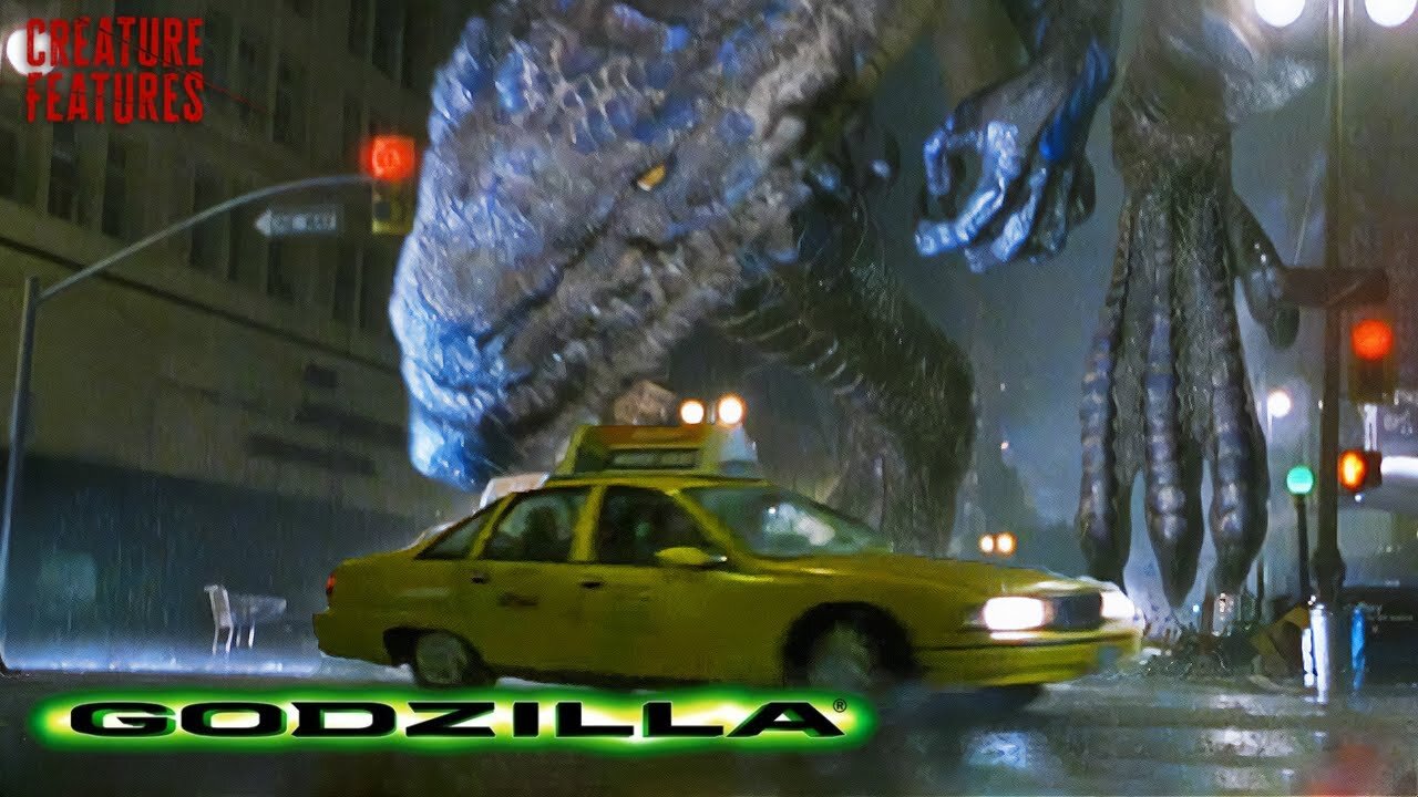 Outrunning Godzilla In A New York Taxi Cab _ Godzilla