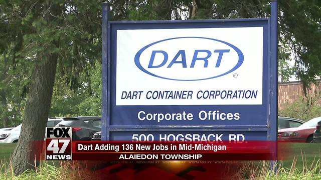 Dart Container to invest $40 million, create more than 100 new jobs in Mason