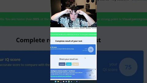 so i took an IQ test...