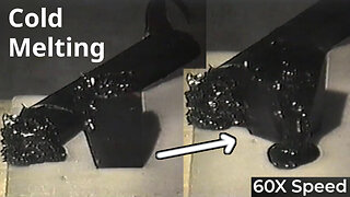 Hutchison Effect: Steel Rubber Composite Cold Melting