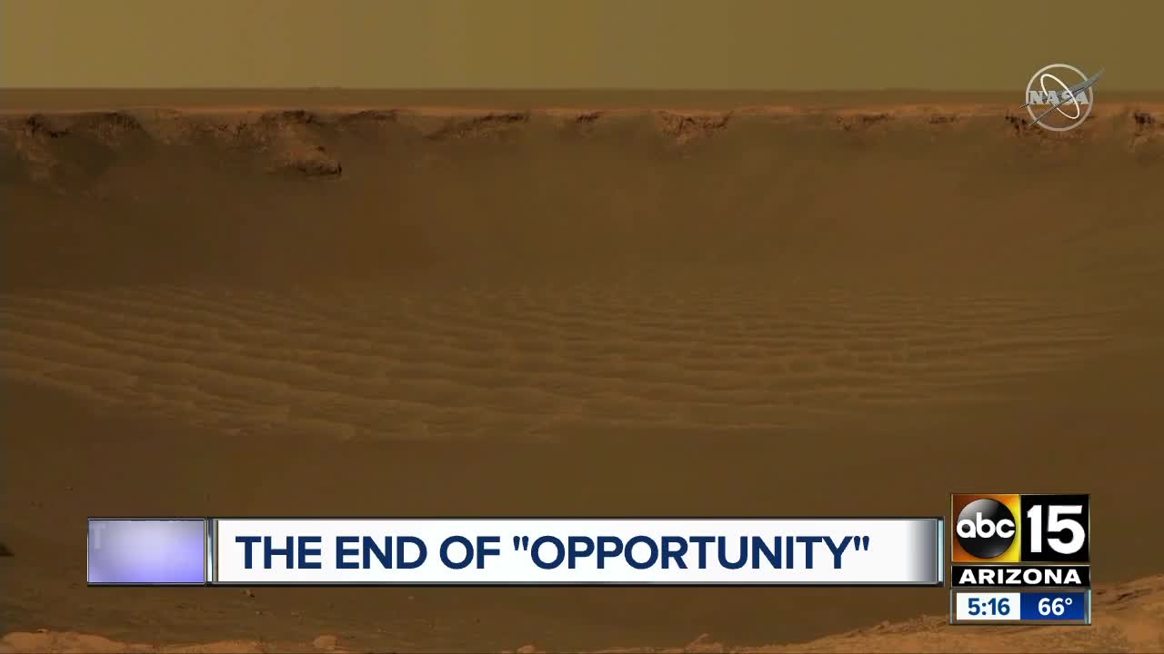 Mars Opportunity declared dead, but not before significant finds and help from ASU