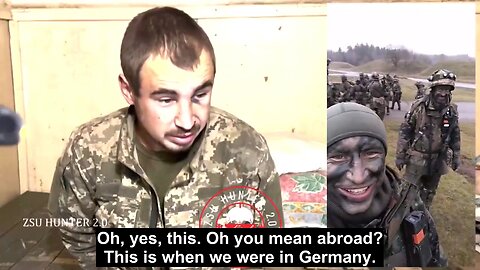 Captured AFU instructor, trained in Germany, attempts to confuse his Russian captors.