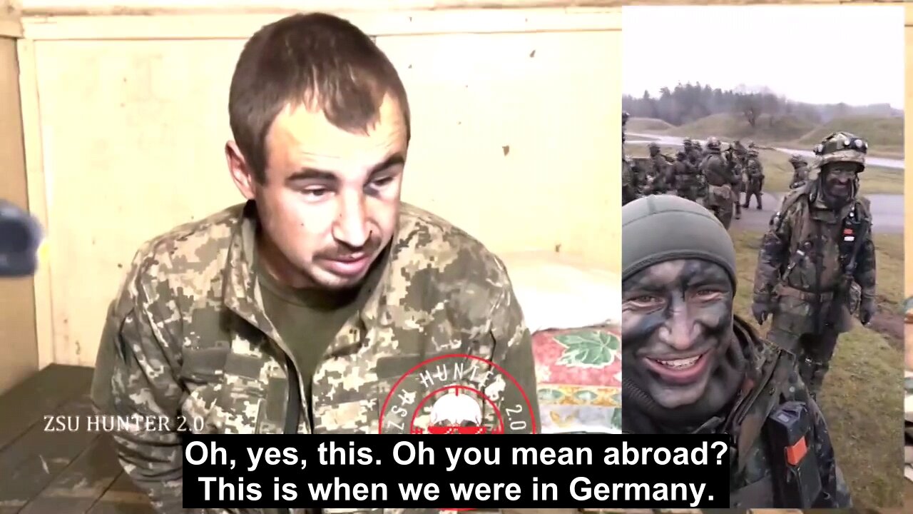 Captured AFU instructor, trained in Germany, attempts to confuse his Russian captors.