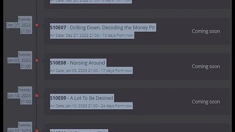 The Curse of Oak Island Episodes for 2023 S10 EP#10..
