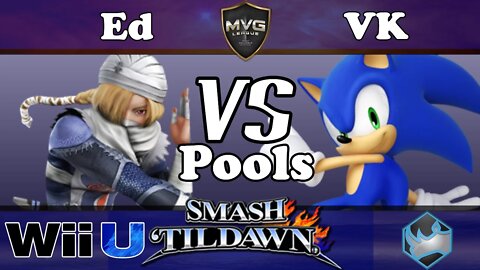 Ed (Sheik) vs. VK (Sonic) - SSB4 Pools - Smash 'til Dawn