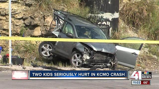 Toddler, several others hurt in crash