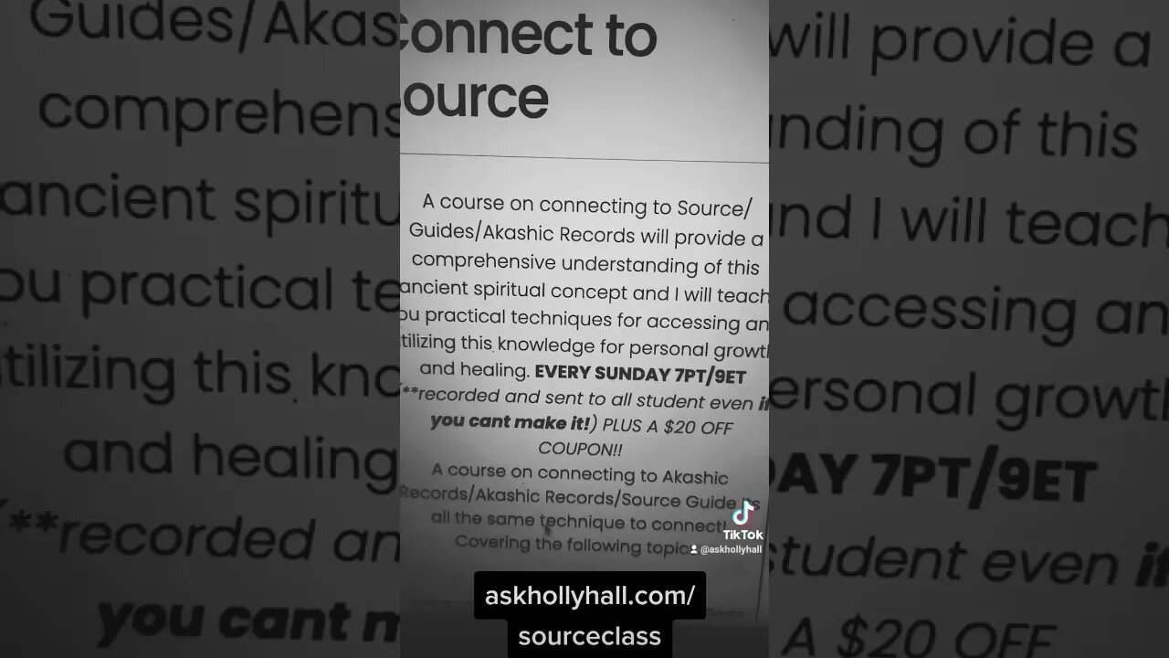 CONNECT TO SOURCE SUNDAYS WORKSHOPS