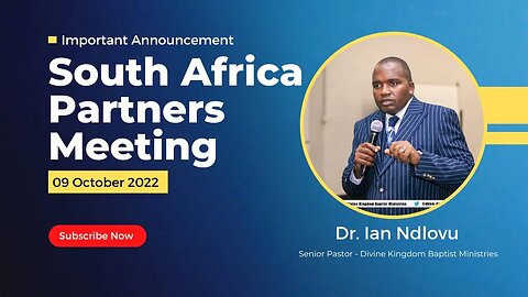 South Africa Partners Meeting with Dr. Ian Ndlovu