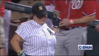 Classy...Dem Congresswoman Flips Off GOP During Congressional Baseball Game