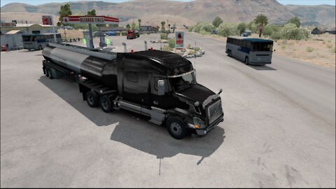 TELAT Karena Ketiduran - Kirim Solar (Diesel) dari Fresno ke Page American Truck Simulator