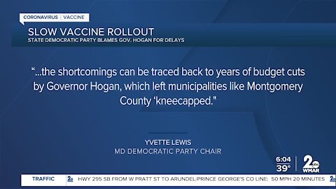Maryland's slow vaccine rollout