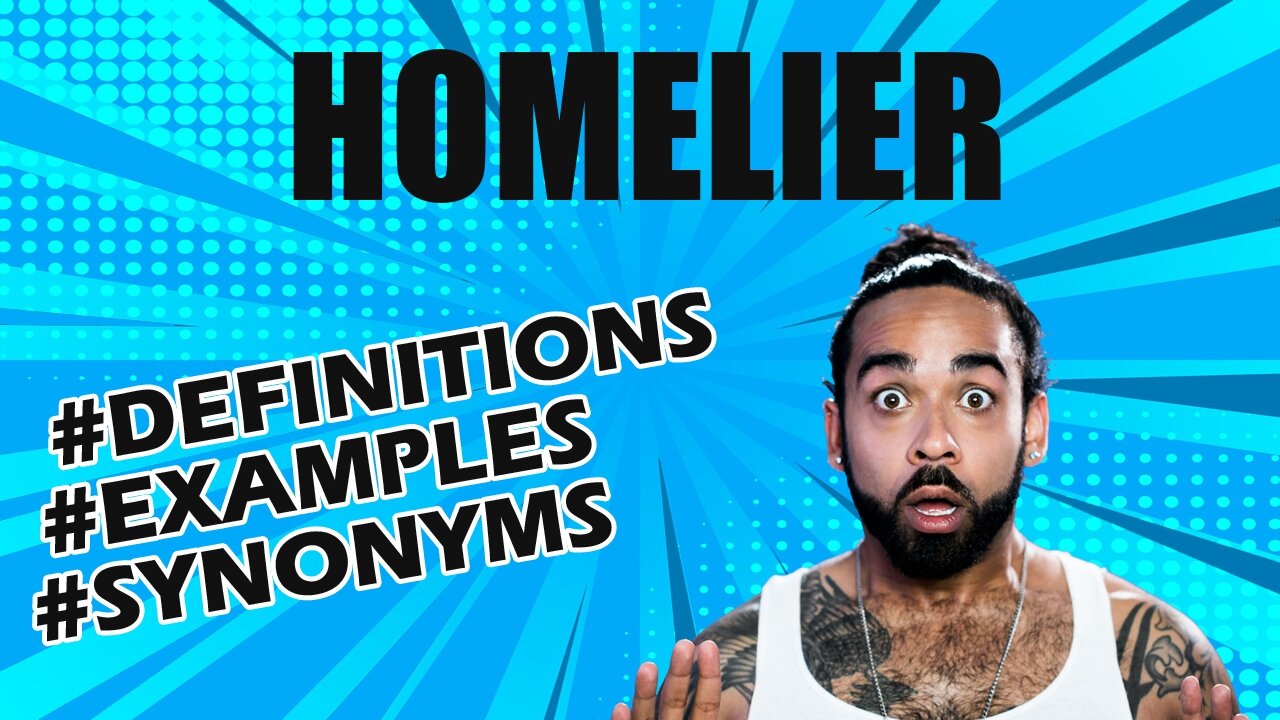 Definition and meaning of the word "homelier"