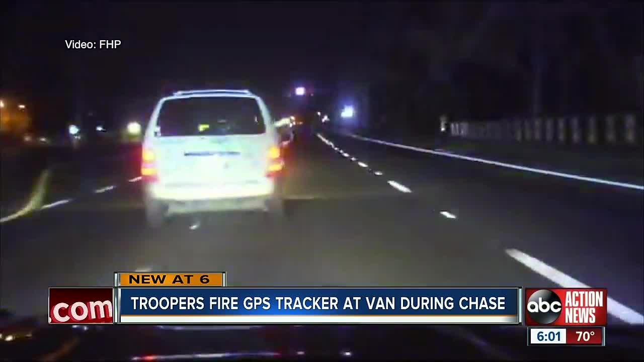 FHP deploys GPS tracker during pursuit in Pasco County