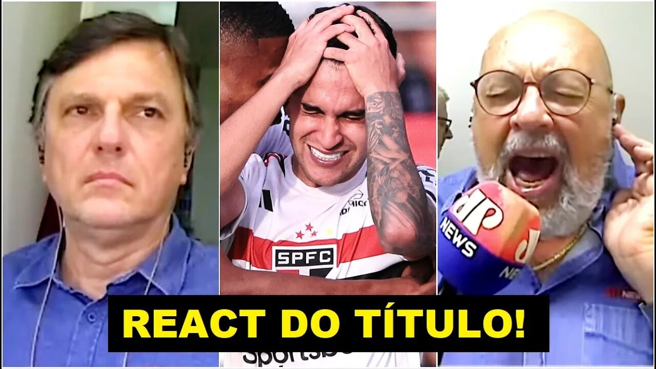 "O SÃO PAULO É CAMPEÃÃÃO CONTRA O FLAMENGO!" VEJA as REAÇÕES de Nilson Cesar e Mauro Cezar!