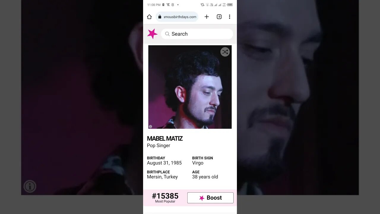 HAPPY 38 BIRTHDAY MABEL MATIZ