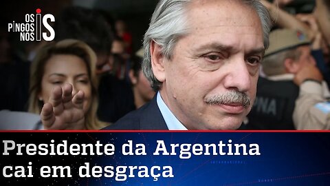 Povo argentino se revolta contra Alberto Fernández