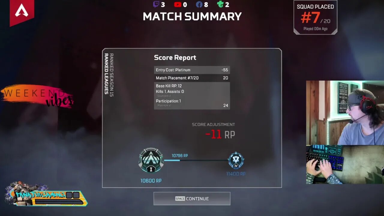 Weekend Vibes & Apex Ranked - Coming in HOT!
