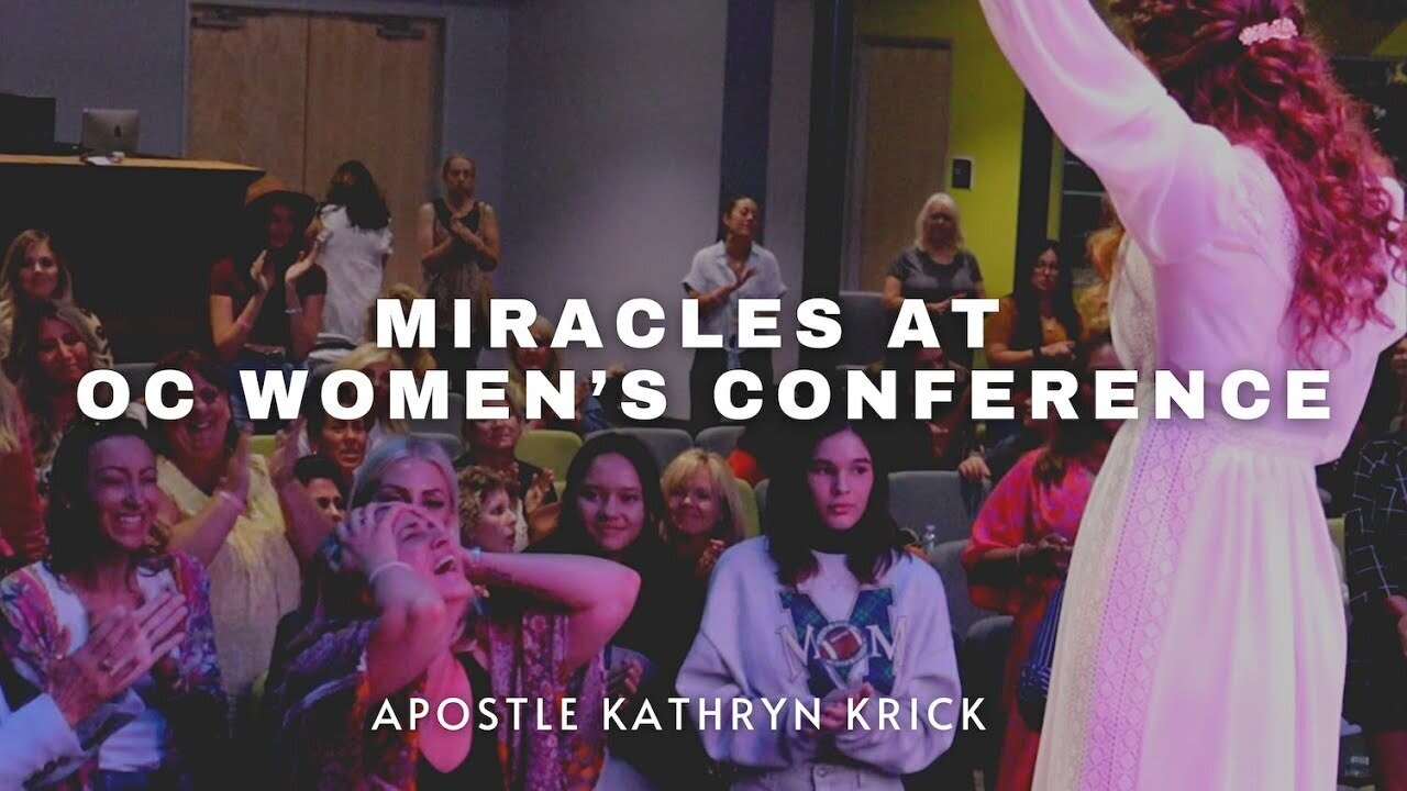 Apostle Kathryn at OC Women's Conference - Powerful Move of God