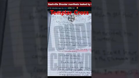 Nashville Shooter Manifesto Swiss Templar Connection￼￼s
