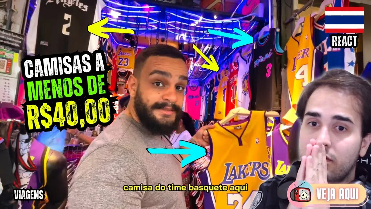 OS MERCADOS NA TAILÂNDIA SÃO INSANAMENTE BARATOS! React canal Nômade Proletário | Veja Aqui Reacts