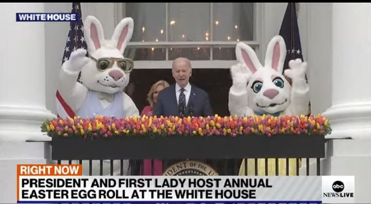 President, first lady host annual Easter egg roll at White House.