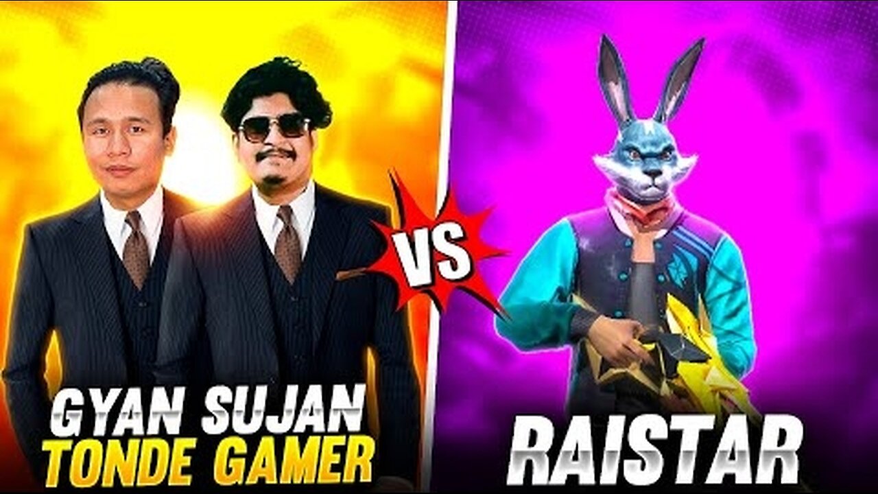 Raistar vs Tonde Gamer & GyanSujan Best Clash Battle Who will Win - Garena Free Fire
