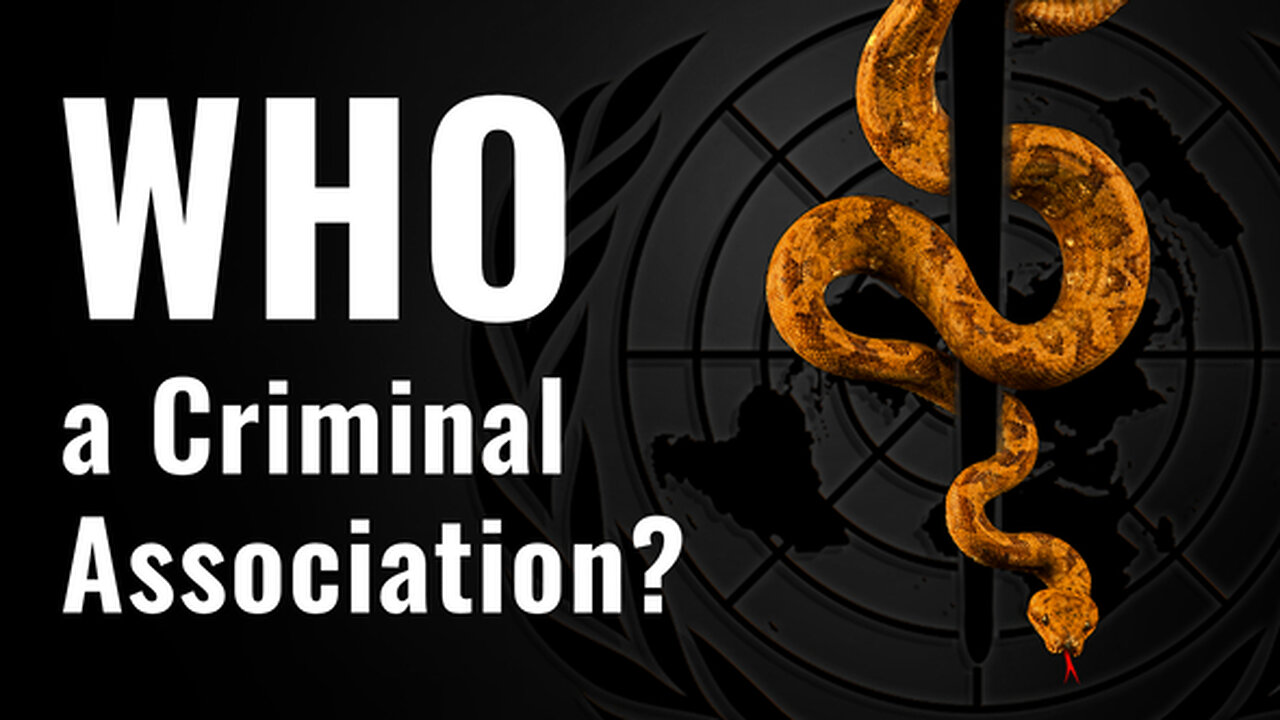 WHO – a Criminal Association?