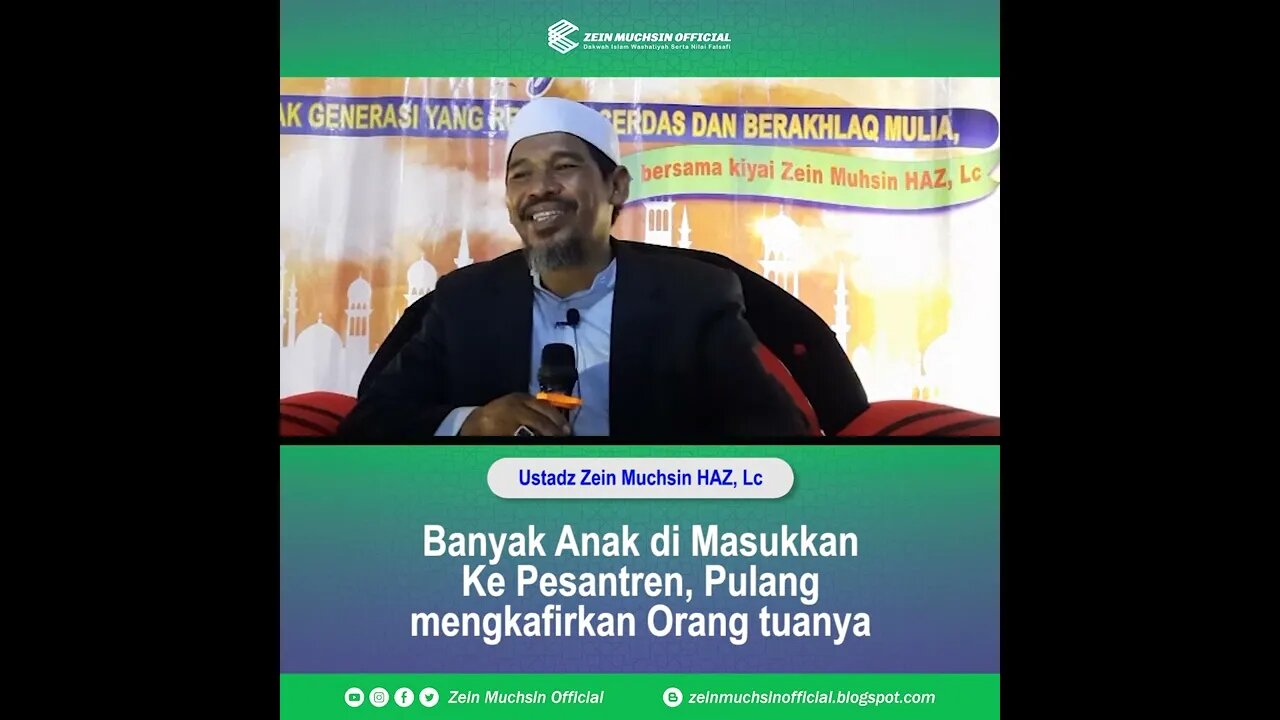 Hati - Hati Memasukkan Anak ke Pesantren atau Lembaga Tahfidz - Ustadz Zein Muchsin