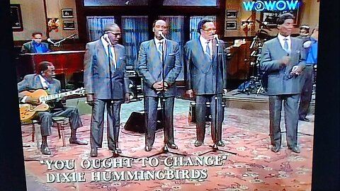 Claude Jeter 1989 Who's Gonna Meet You, Dixie Hummingbirds You Ought To Change Live